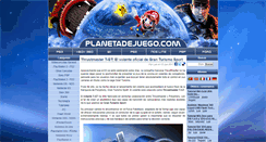 Desktop Screenshot of planetadejuego.com