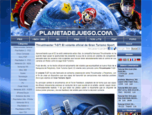 Tablet Screenshot of planetadejuego.com